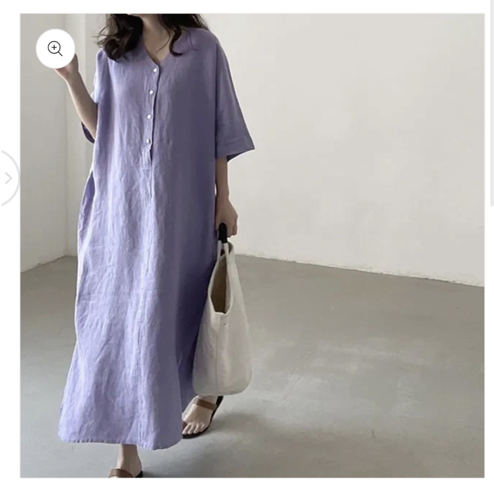 NWT La Chica Boutique Purple Oversized Beach Dress